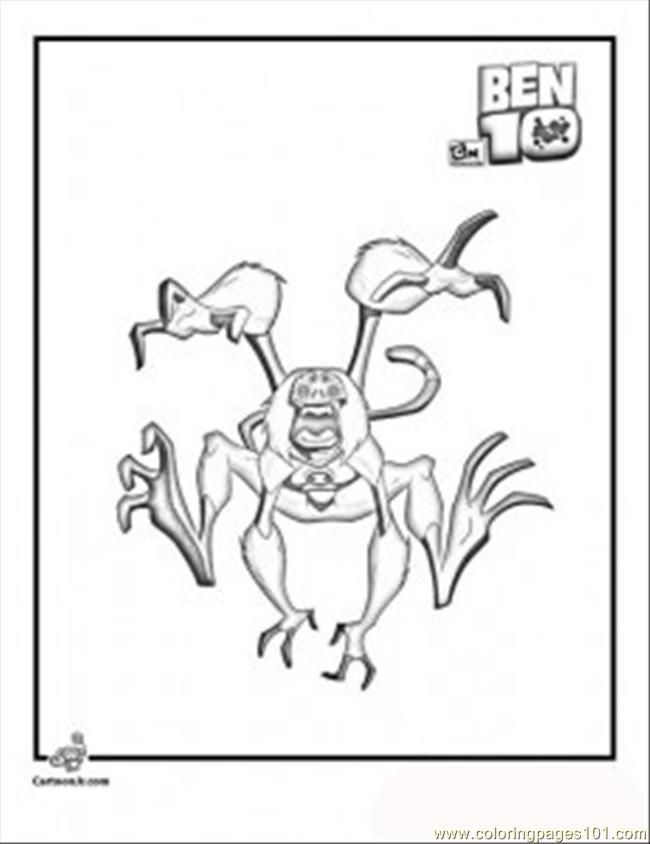 Free Ben 10 Coloring Pages - Coloring Home