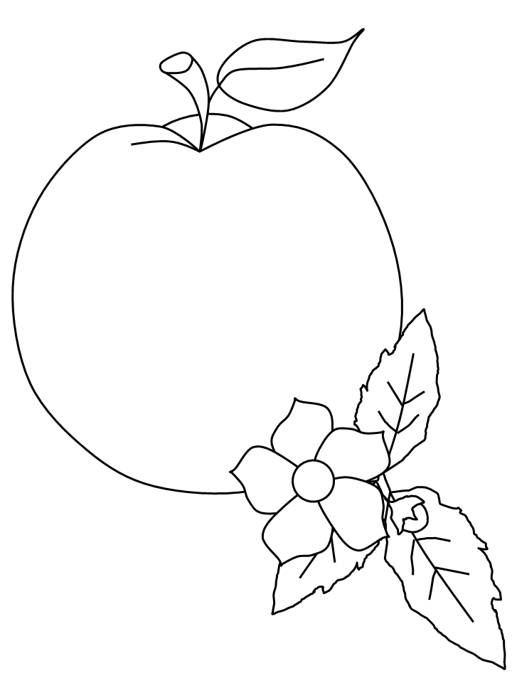 Printable Peach3 Fruit Coloring Pages - Coloringpagebook.com