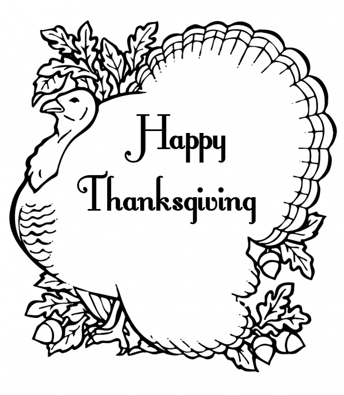 Thanksgiving Coloring Page Printables : Printable Coloring Book 