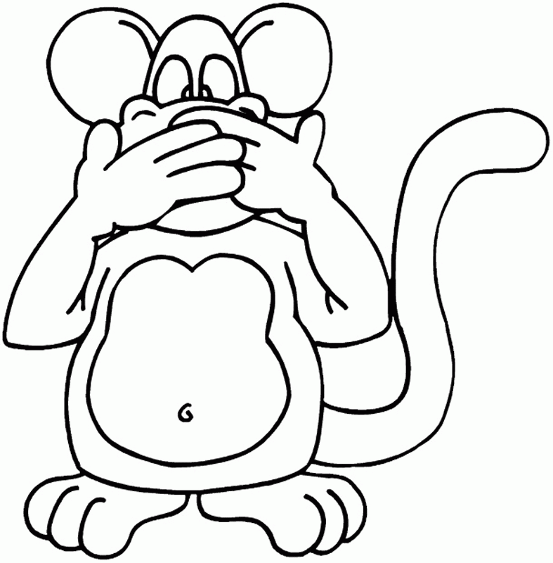 Monkeys | Free Printable Coloring Pages – Coloringpagesfun.com 