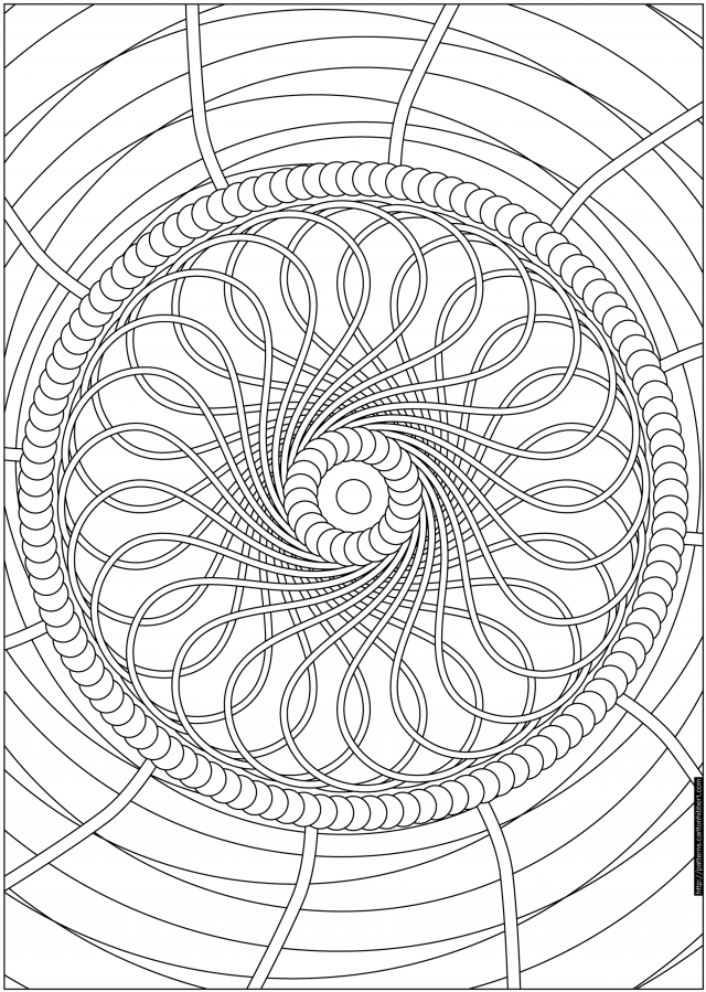 Free Printable Abstract Coloring Pages For Kids Patterned 193350 