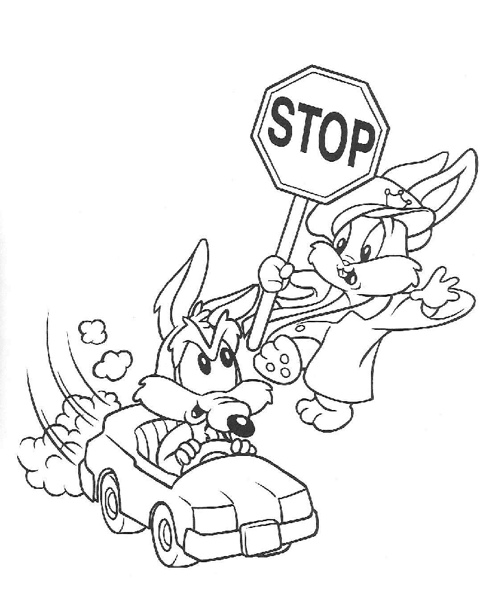 Baby looney tunes Coloring Pages - Coloringpages1001.