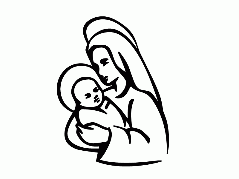 Christmas Coloring Pages Jesus - Free Coloring Pages For KidsFree 