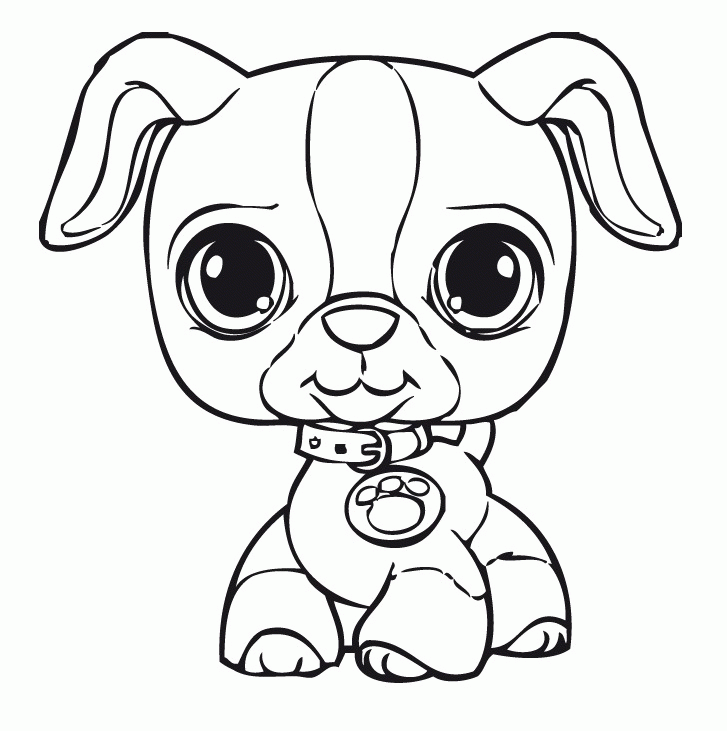 Littlest Pet Shop Dog Coloring Pages | Cartoon Coloring Pages 