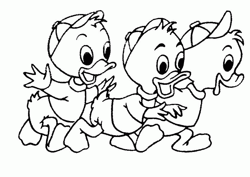 Huey, Dewey, and Louie Duck from Donald Duck Disney 
