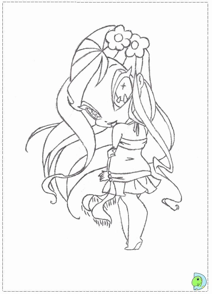 pop pixie cherie Colouring Pages (page 3)