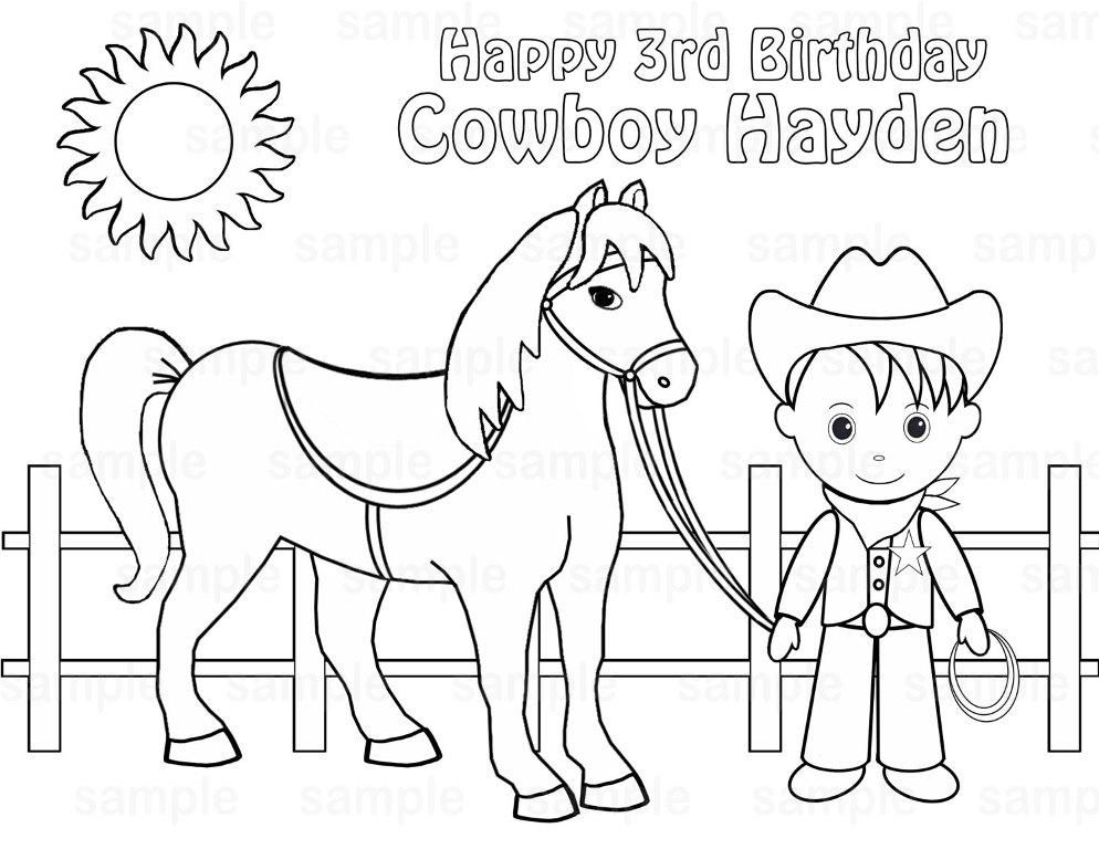Free Printable Coloring Pages Horses | ThoughtfulCardSender.