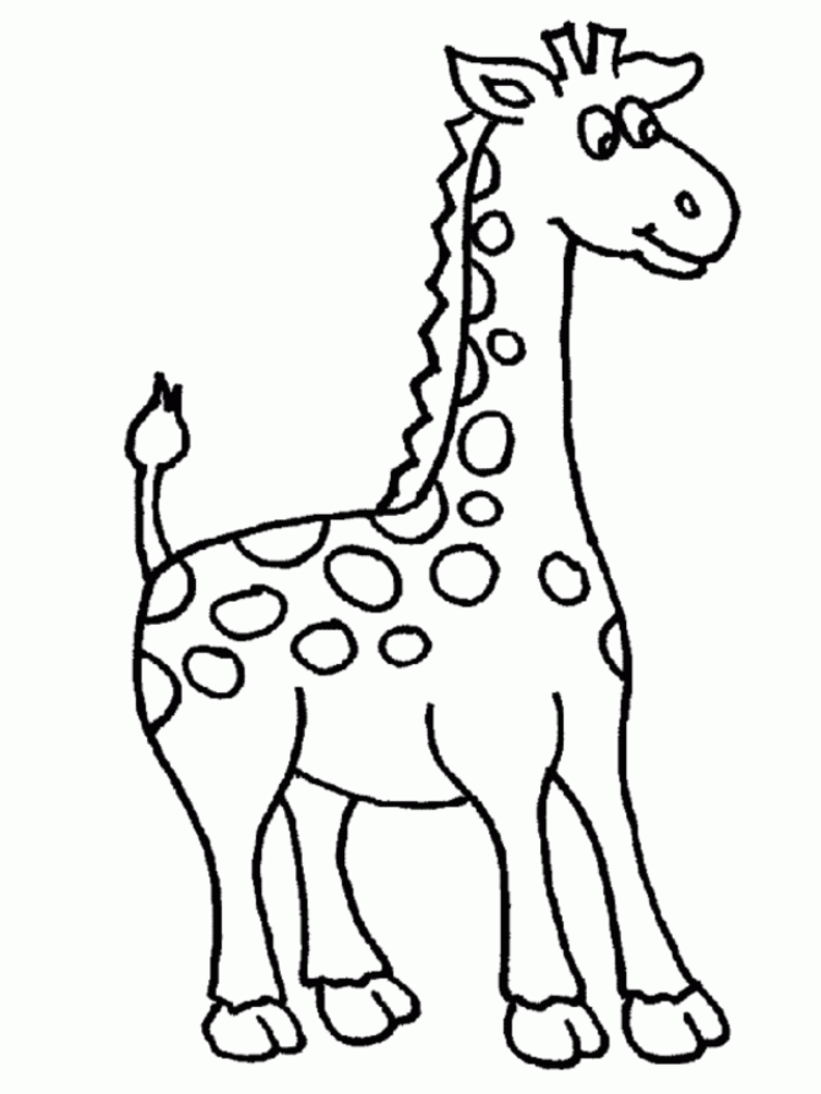 Giraffe Coloring Pages | Coloring Town