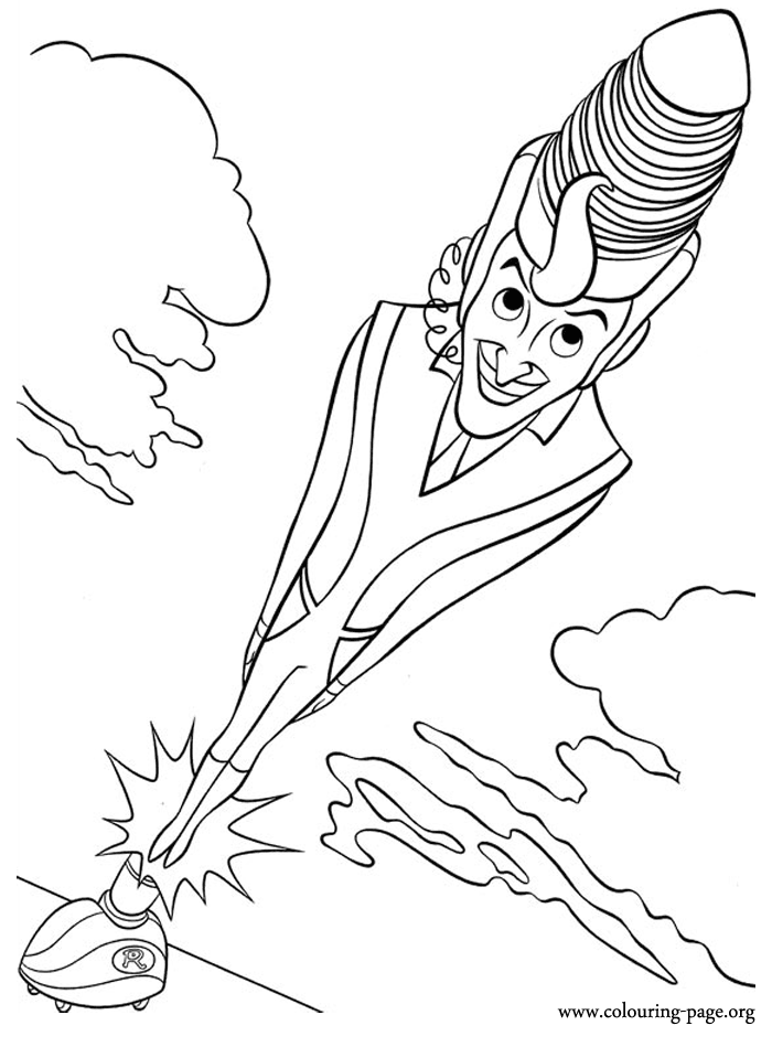 Meet the Robinsons - Uncle Gaston coloring page