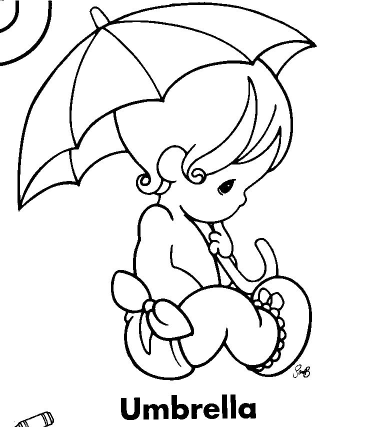 Precious Moment Coloring Pages (6 of 9)