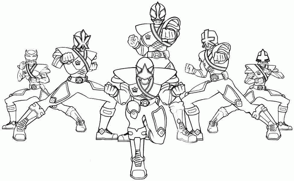 Power Rangers Coloring Pages For Kids - Free Coloring Pages For 