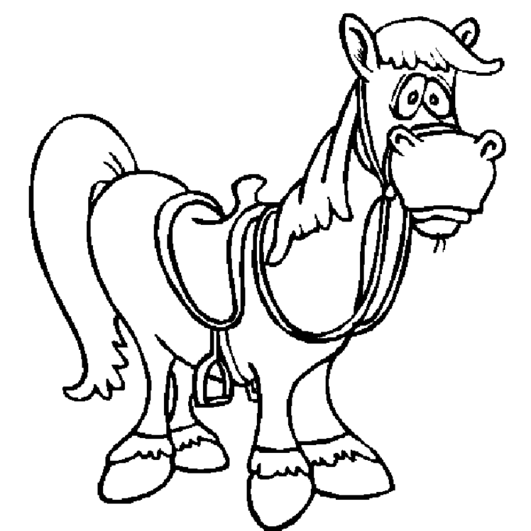 Coloring Pages of Horses | Coloring Town