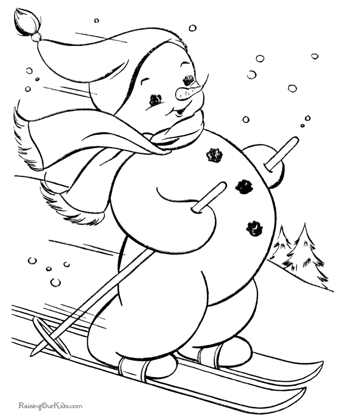 Free Coloring Pages Printable Christmas | COLORING WS