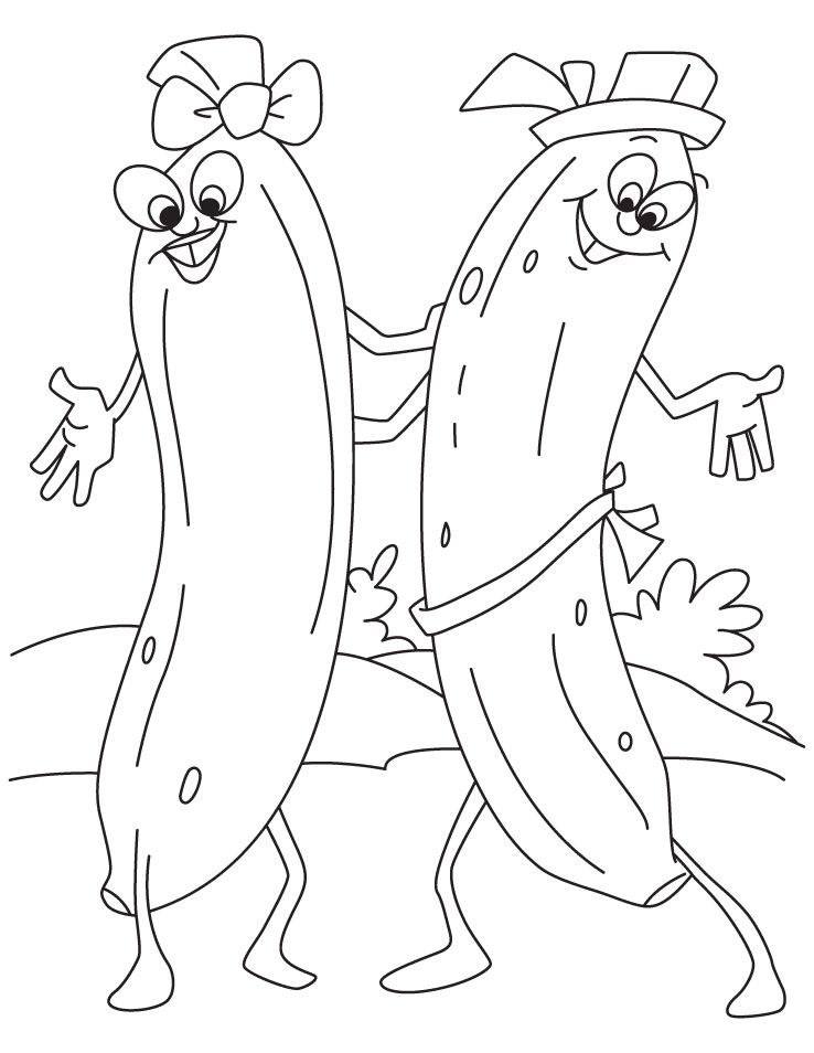 Funny Bananas Coloring Pages To Printable