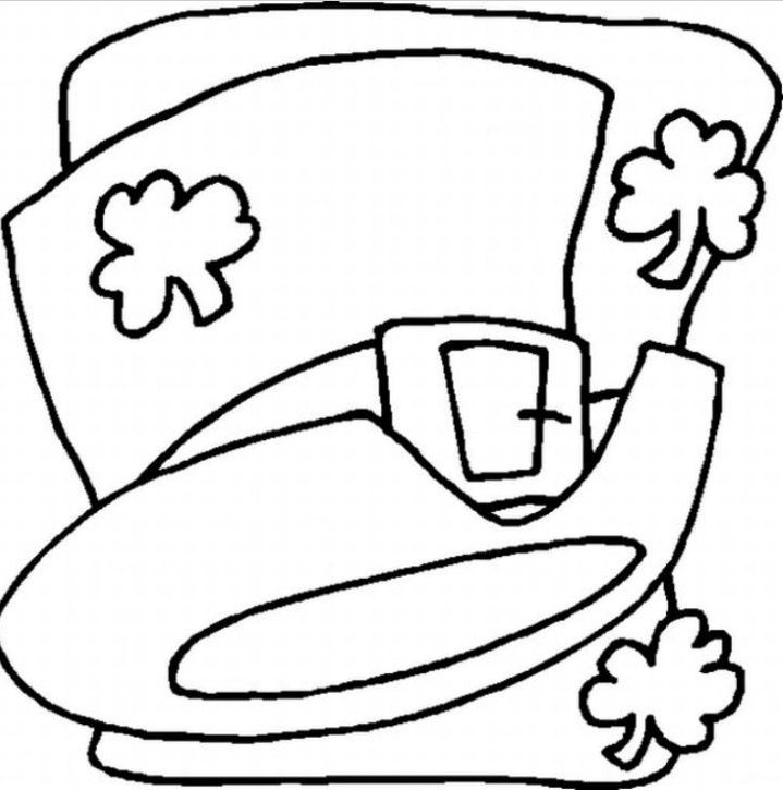 St Patrick's Day coloring page