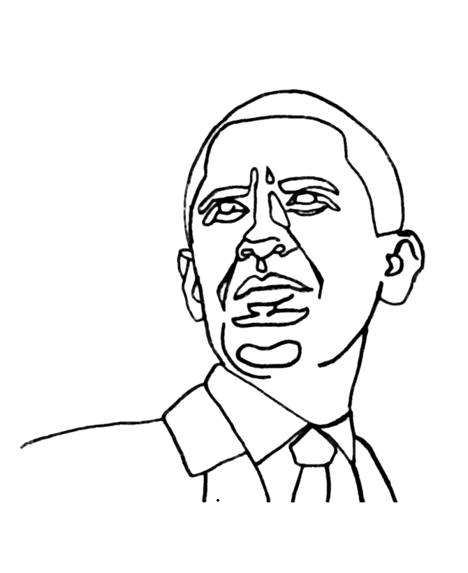 barak obama Colouring Pages (page 2)