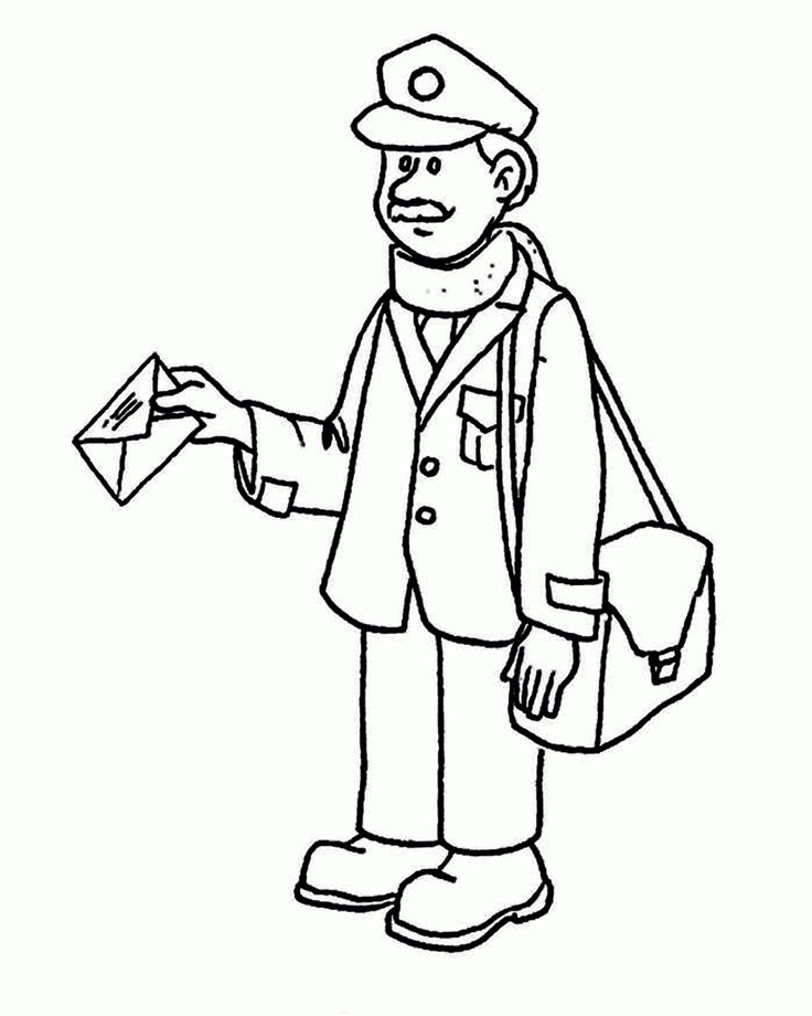 Community Helpers Coloring Page Coloring Home