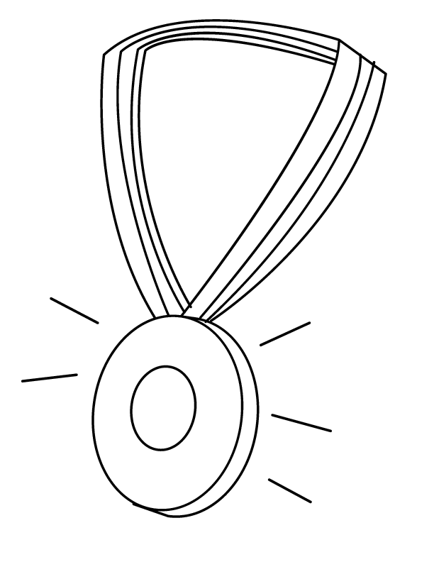 olympic gold medals Colouring Pages