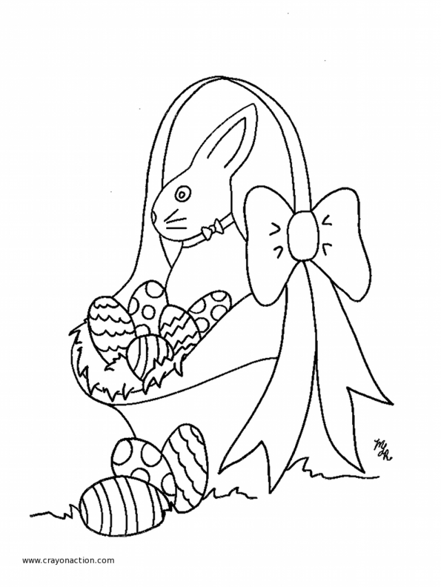 Easter Basket Coloring Page Crayon Action Coloring Pages 157973 