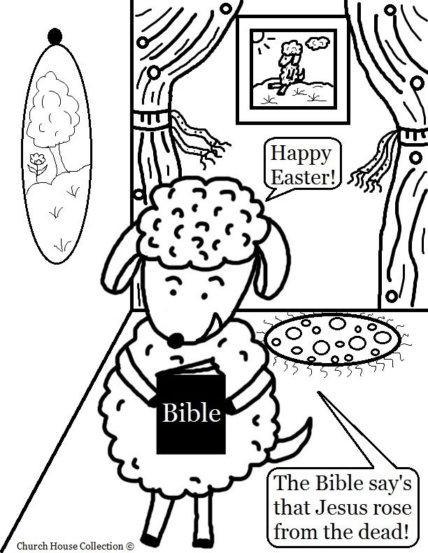 Free Printable Bible Easter Coloring Pages