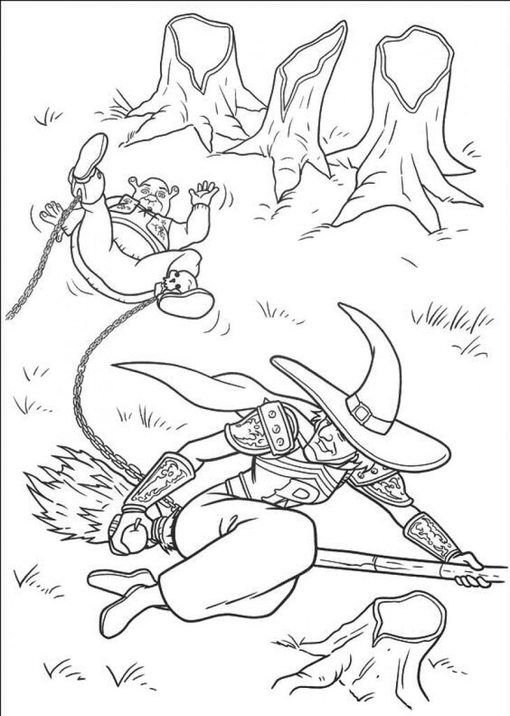 ofshrek dragon Colouring Pages (page 3)