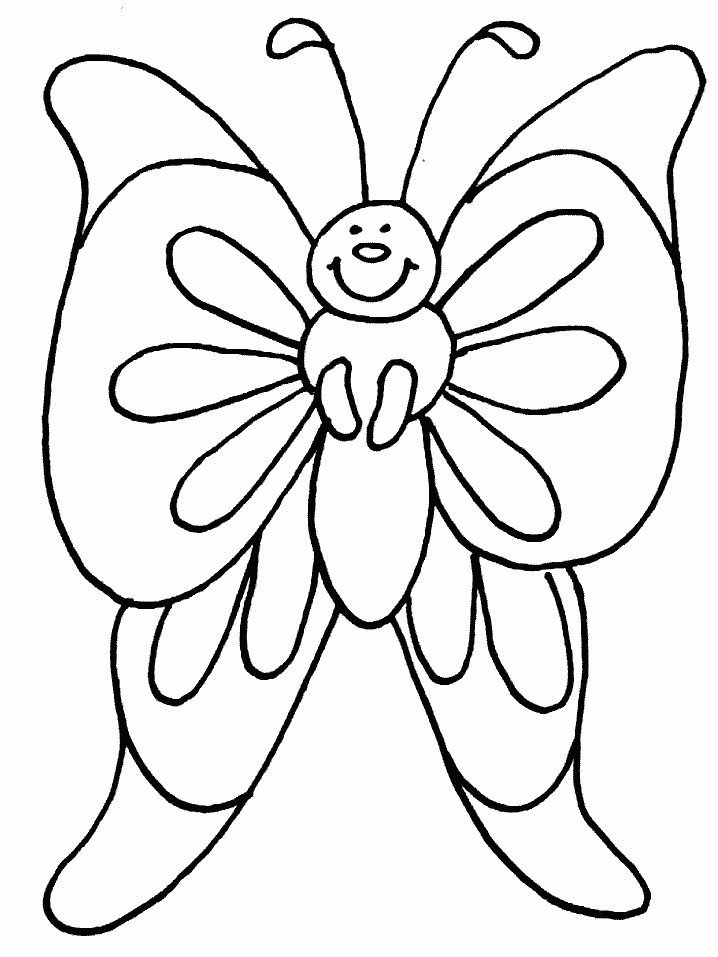 Butterfly Coloring Pages for Kids- Printable Coloring Pages