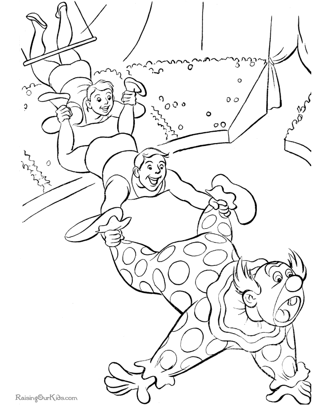Dental Coloring Pages For Kids Free Printable Circus Coloring 