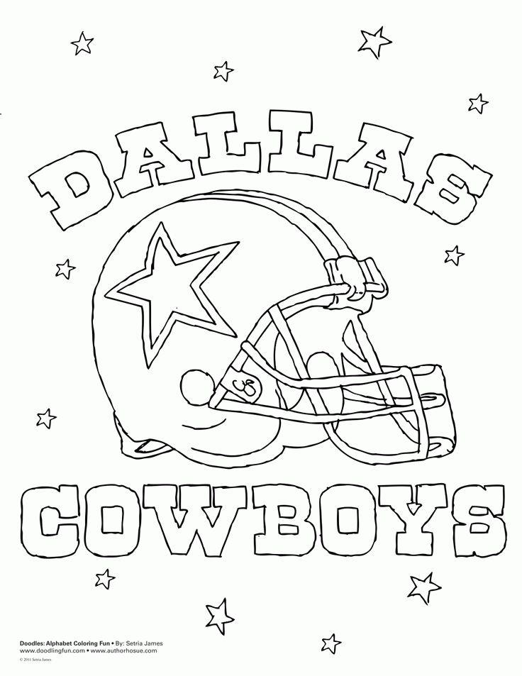 Dallas Cowboys Coloring Pages | Coloring Pages
