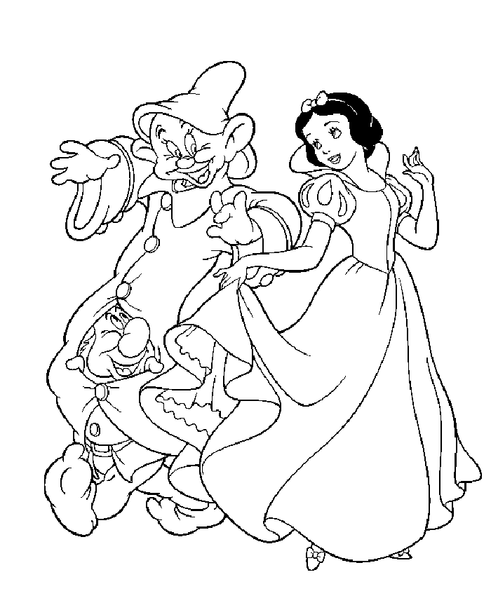 Full sizes snow white coloring pages 1 - Print Now