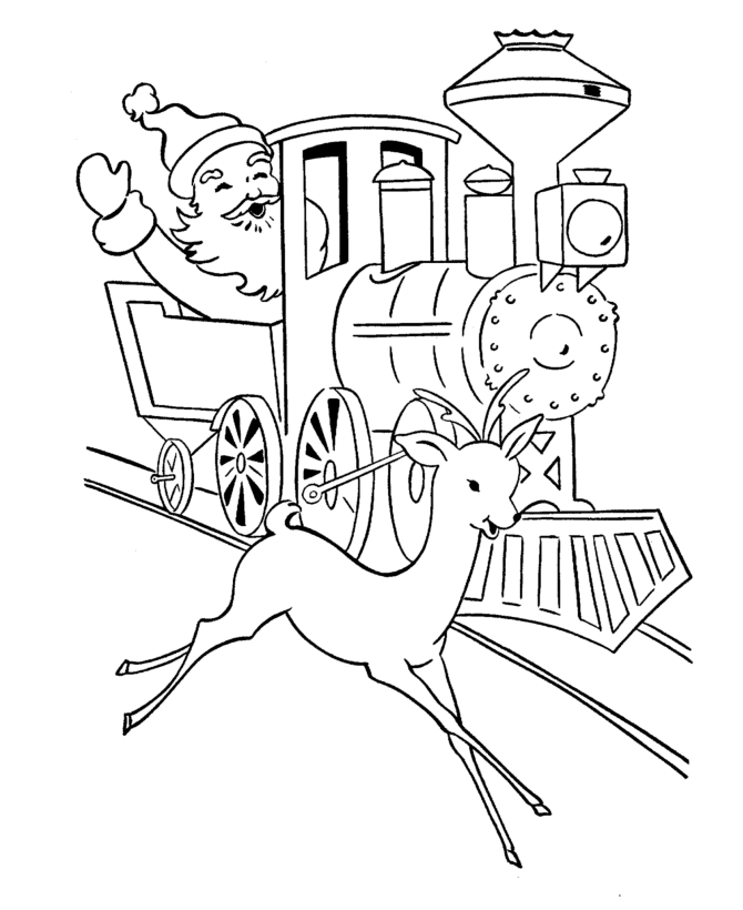 BlueBonkers : Santa Claus Coloring pages - 11