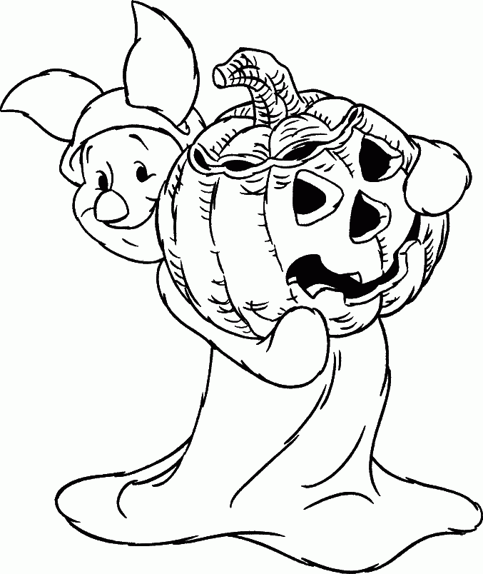 Free Printable Disney Halloween Coloring Pages For Kids