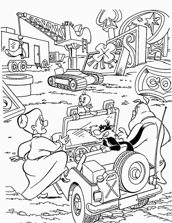 new looney tunes Colouring Pages (page 3)