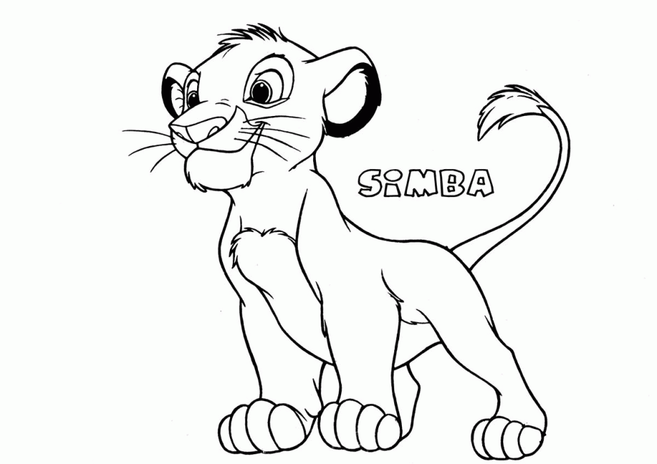 Simba5 The Lion King Coloring Page The Lion King Coloring Pages 