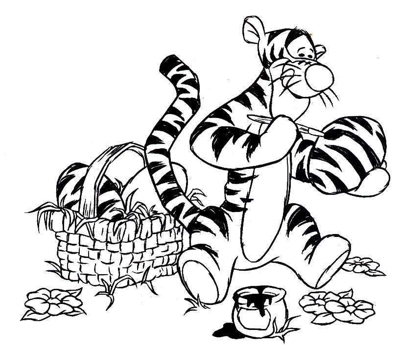 Easter Coloring Pages Disney Coloring Home