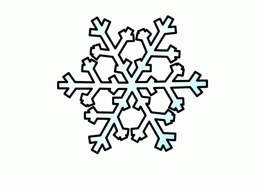 Snowflake Coloring Pages - Free Coloring Pages For KidsFree 