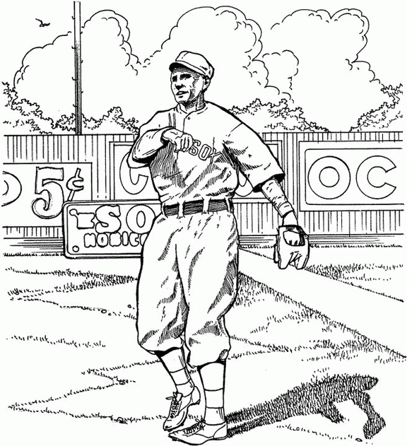 Boston Red Sox Coloring Page