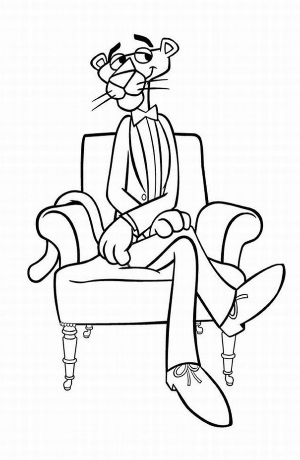 Pink Panther Show Coloring Pages | Fantasy Coloring Pages