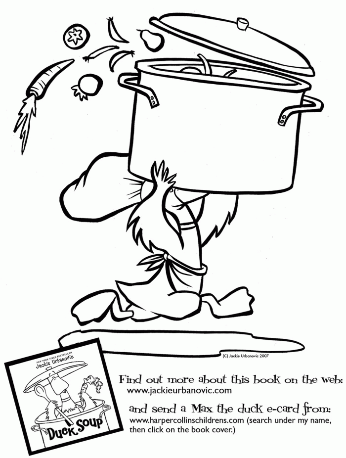 Duck Soup Coloring Pages