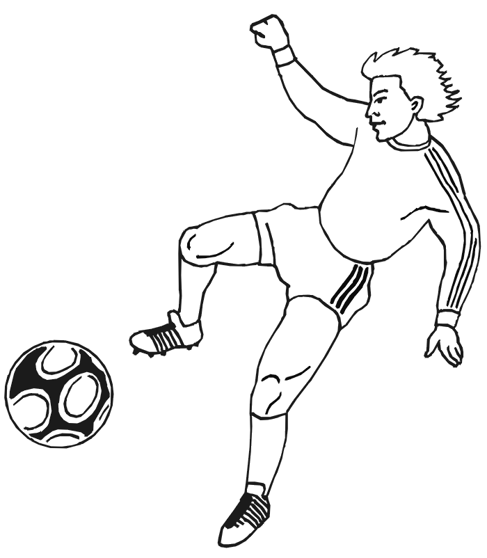 Soccer Coloring Pages Free Printables For Kids 700x802px Football 