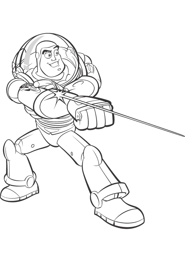 Buzz Lightyear Color Pages - Coloring Home