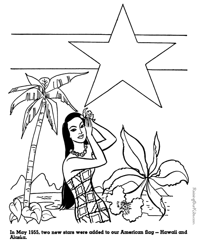 hawaii views Colouring Pages (page 2)
