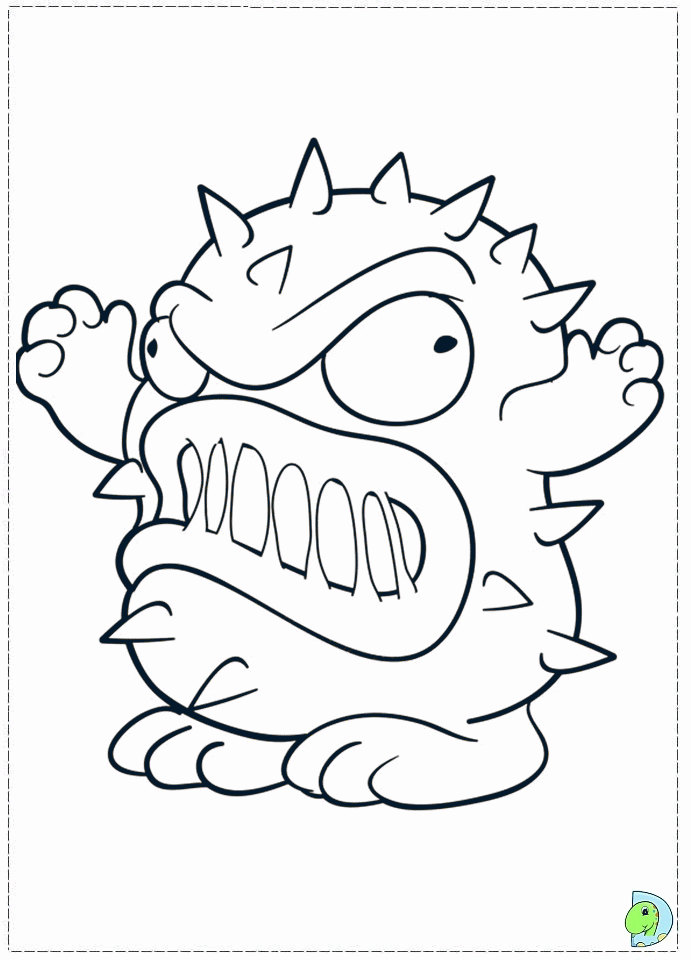 The Trash Pack Coloring Pages : The Trash Pack Coloring Pages 