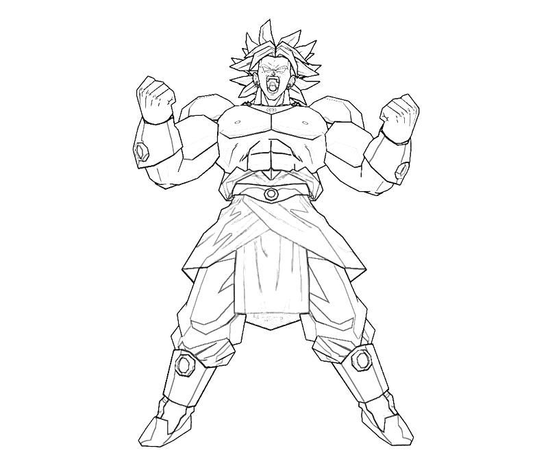 Broly Broly Face | Jozztweet - Coloring Home