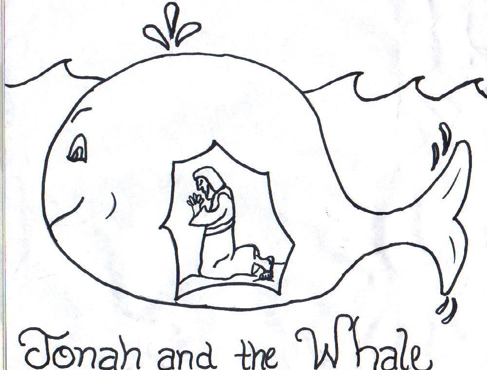 Jonah and the whale coloring pictures | coloring pages garden 