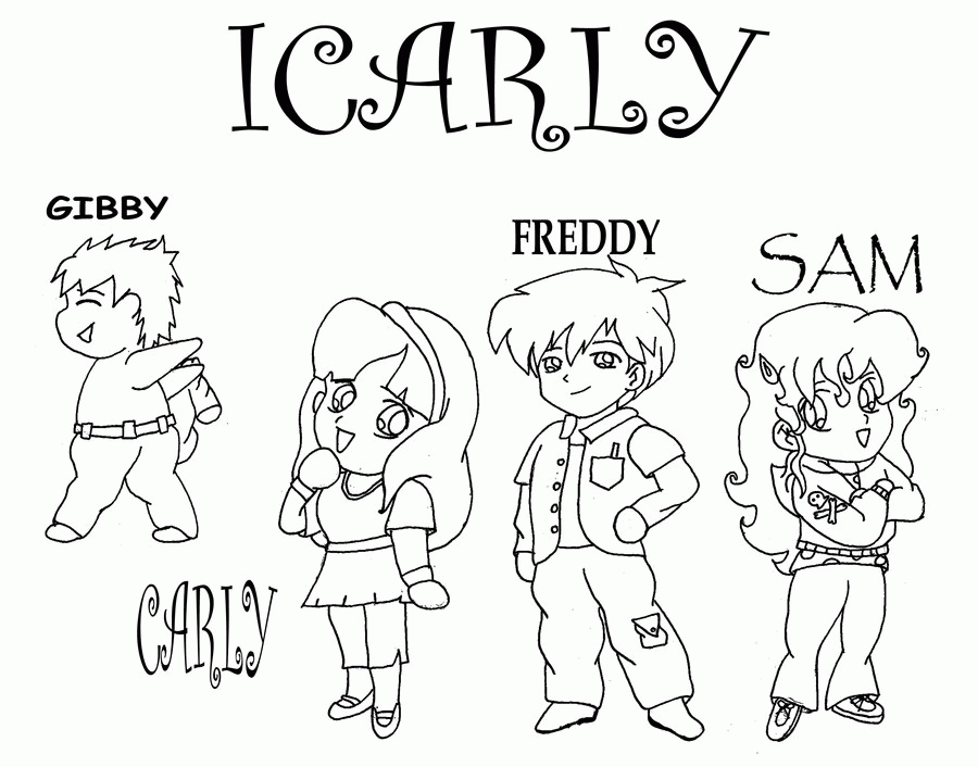 Icarly Coloring Pages - Free Coloring Pages For KidsFree Coloring 