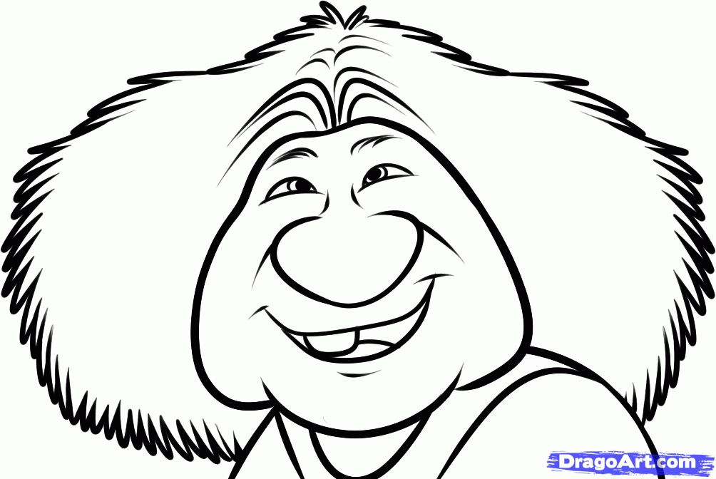 How to Draw Gran, The Croods, Step by Step, Characters, Pop 