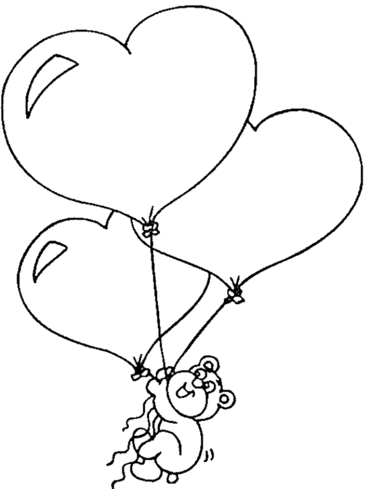 Kids Valentines Coloring Pages - Coloring Home
