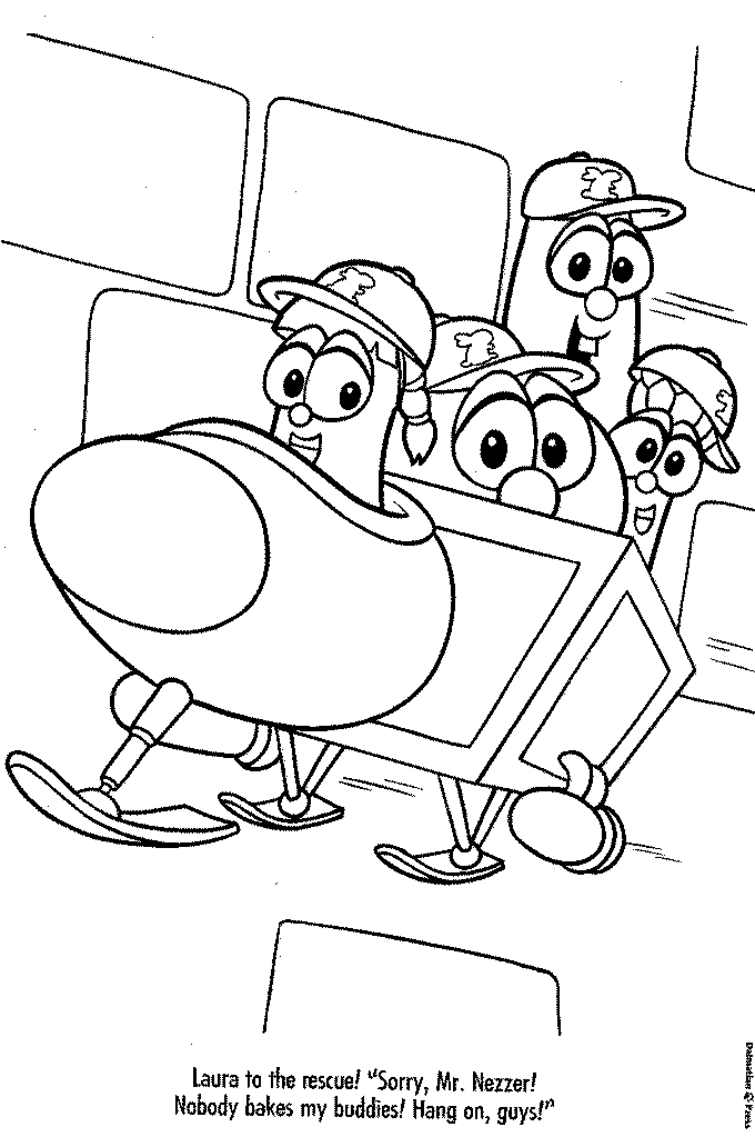 Image 21 Veggie Tales Christian Coloring Pages Coloring Pages