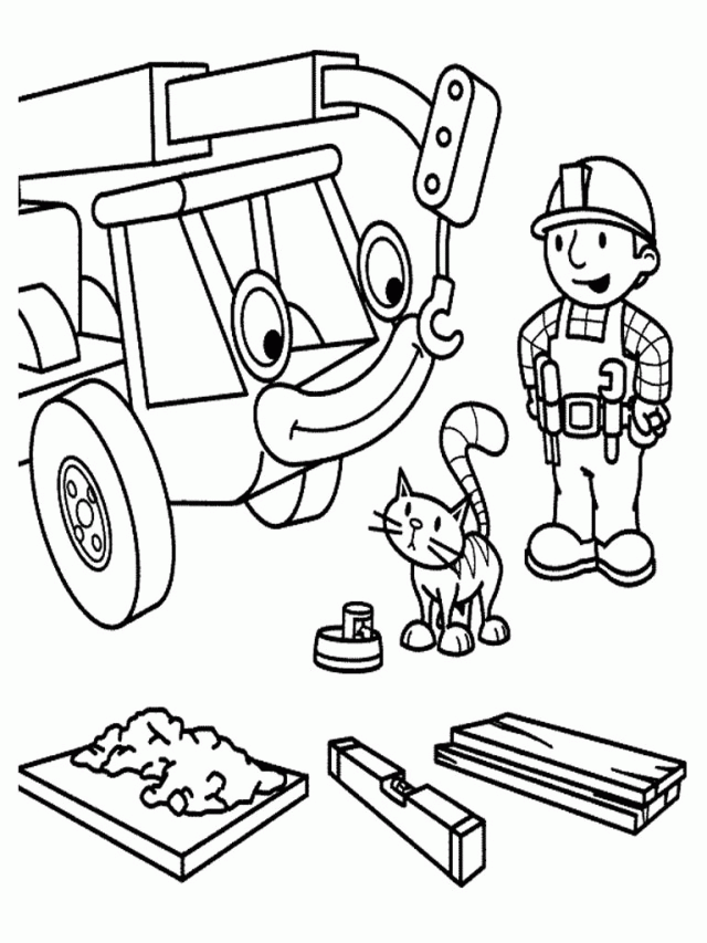 Printable Bob The Builder Coloring Pages For Kids Free Coloring 