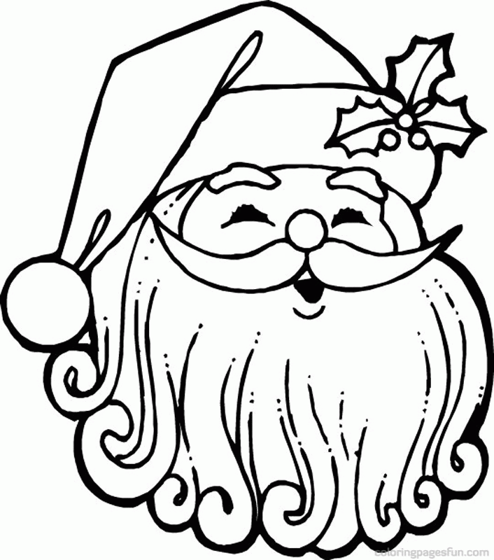 Christmas Santa Claus Coloring Pages 63 | Free Printable Coloring 